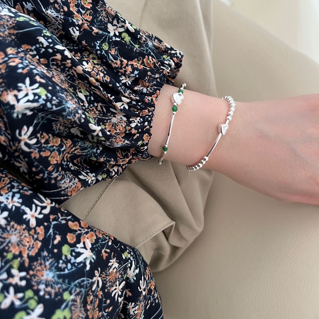 兩心相映｜純銀手鍊