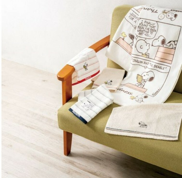 日本SNOOPY方巾套裝 (2枚入) (日本製)