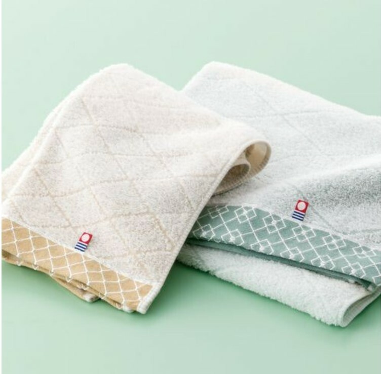 日本今治x和布小紋長毛巾禮盒套裝 (2枚入) (日本製)