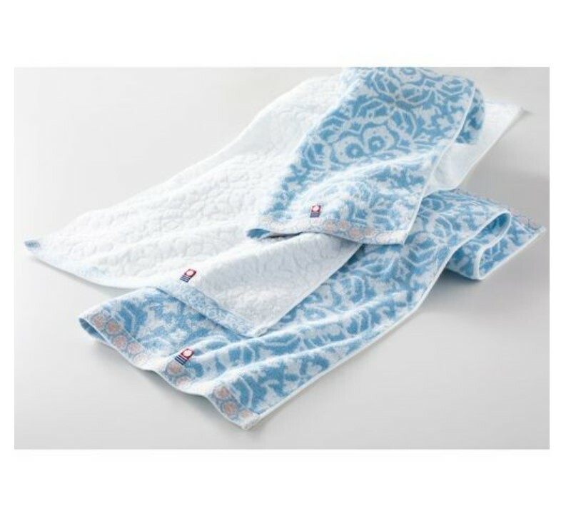 日本今治x西川海浪毛巾套裝 (長方巾+方巾) (日本製)