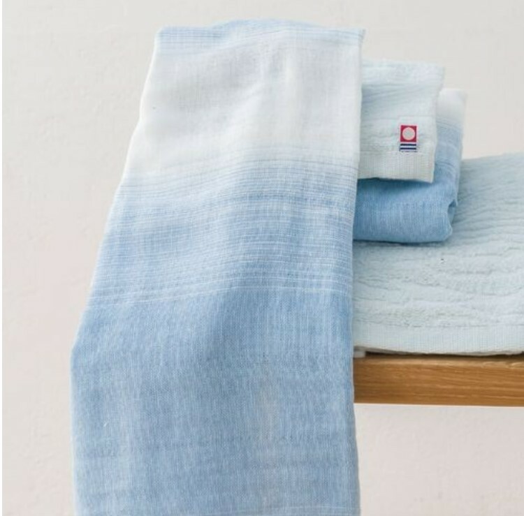 日本今治x海の音毛巾套裝 (長方巾+方巾) (日本製)