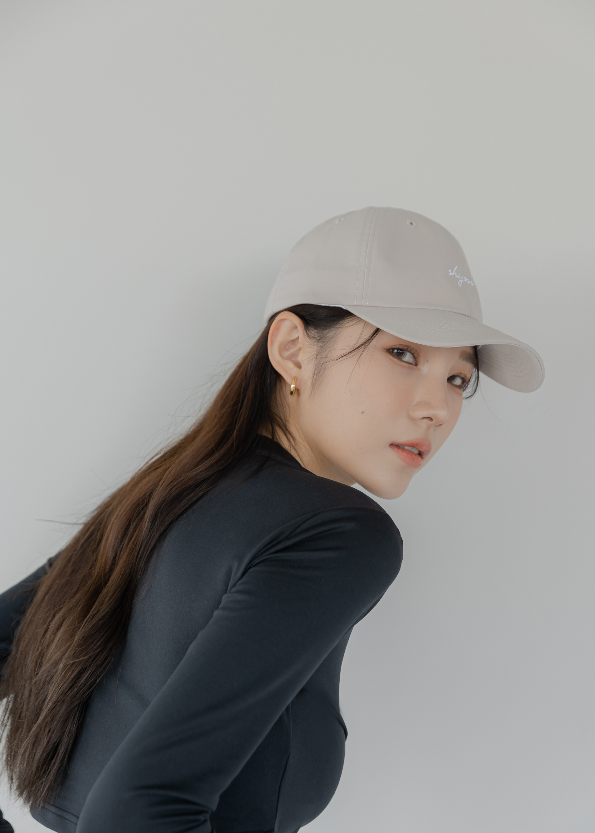Shyni Vintage Cap- Light Grey