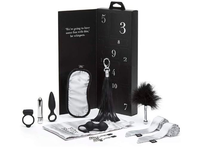 〔美國品牌〕Fifty Shades of Grey Pleasure Overload 10 Days of Play 情侶禮物套裝