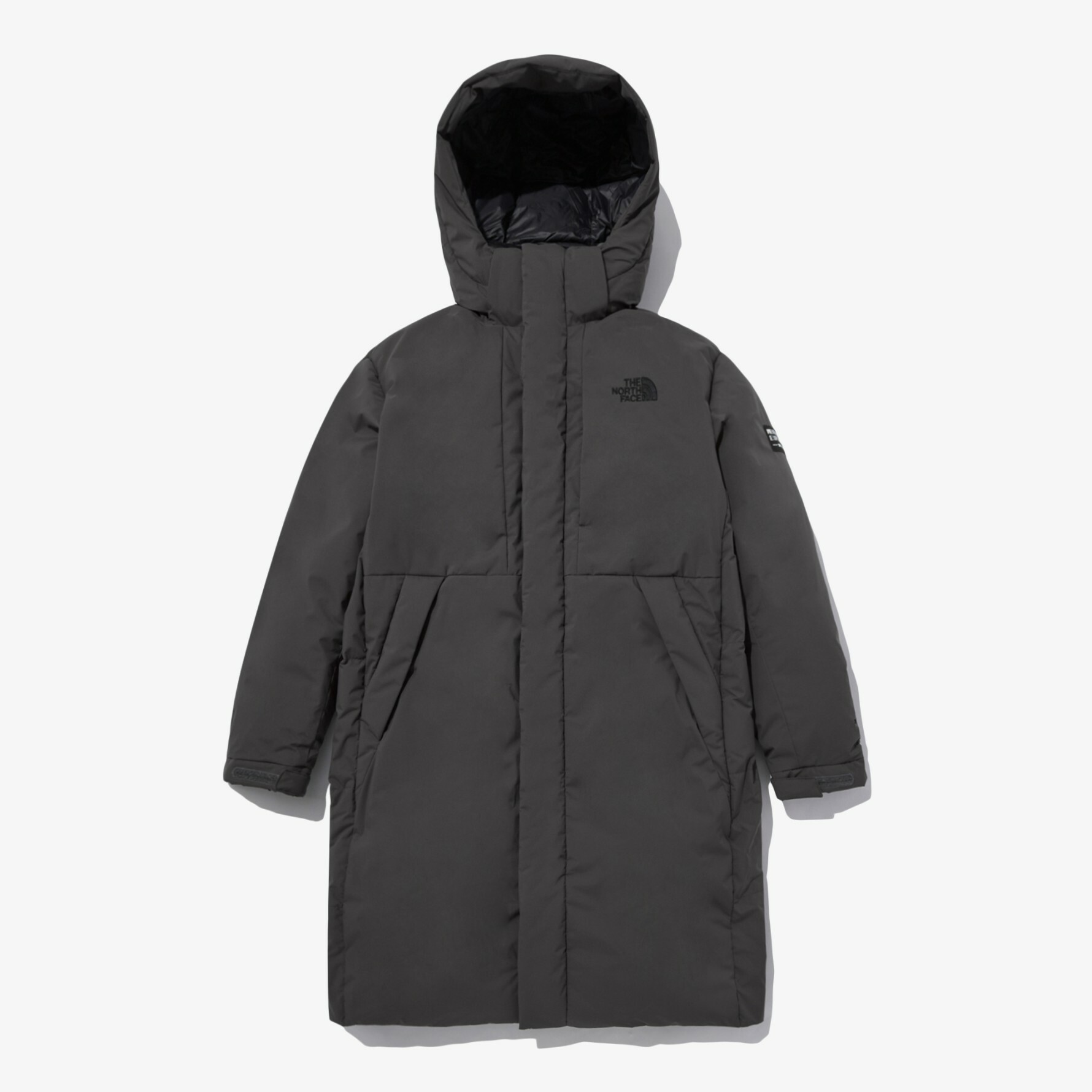 THE NORTH FACE 白標 ACTION TECH 長板 羽絨外套 炭灰黑 NC1DN50L