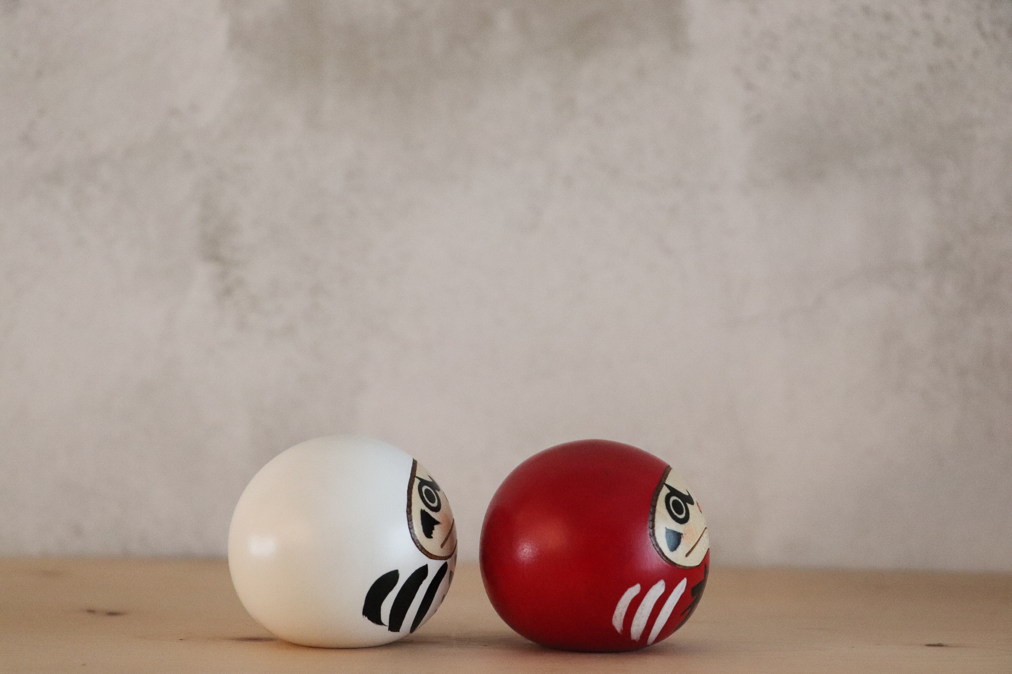 日本 卯三郎こけし 幸福達摩 木製擺飾