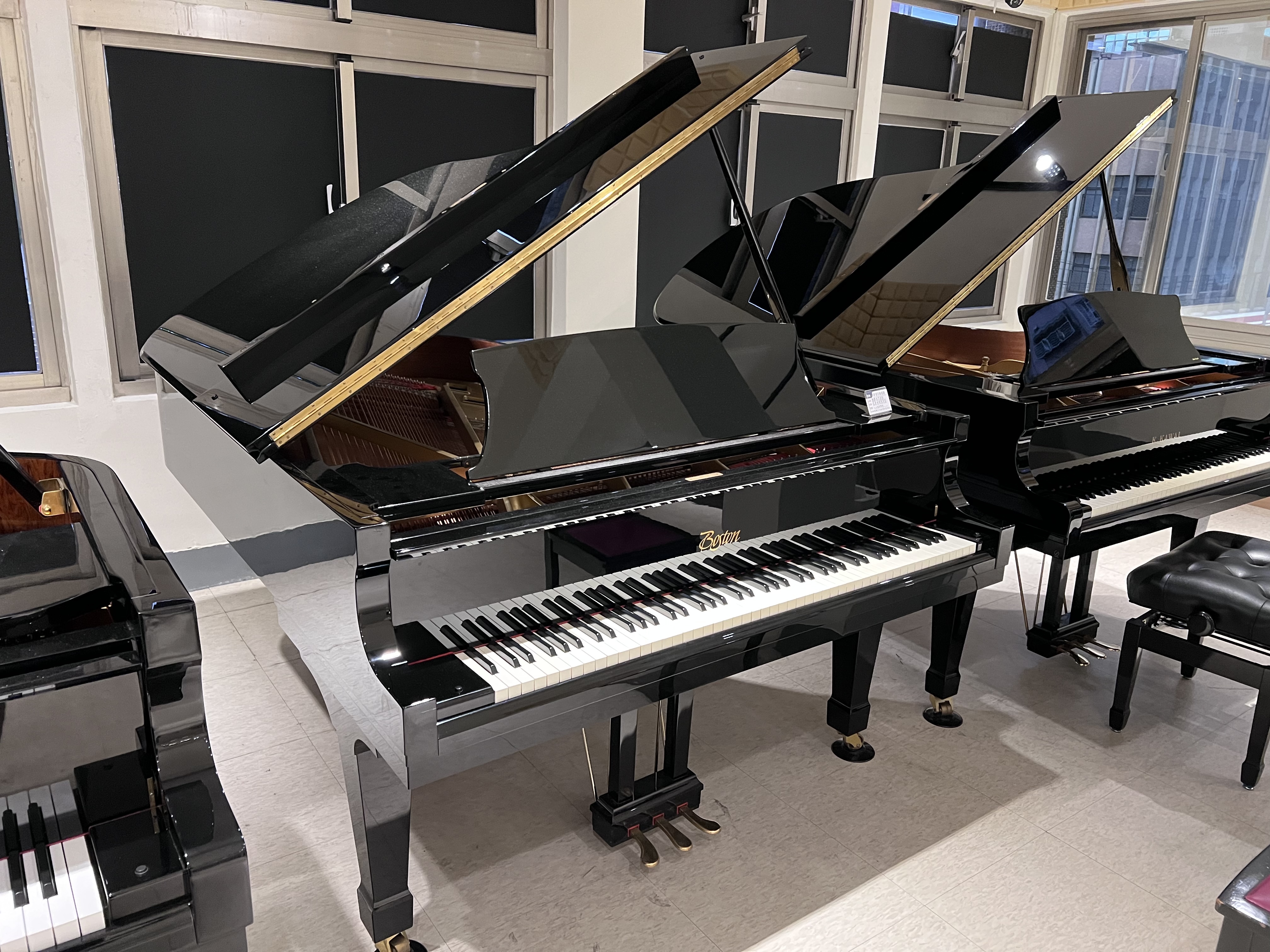 嚴選好琴 史坦威設計  BOSTON-GPII 193cm   平台演奏鋼琴 日本原裝  二手鋼琴 中古鋼琴