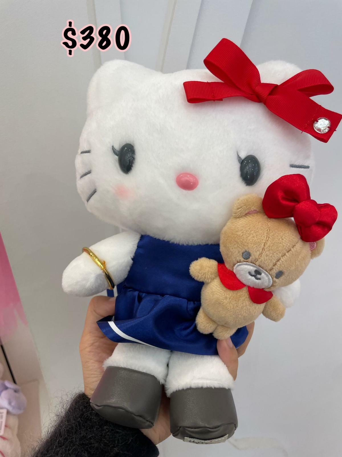 日本USJ Hello Kitty泰迪小熊公仔