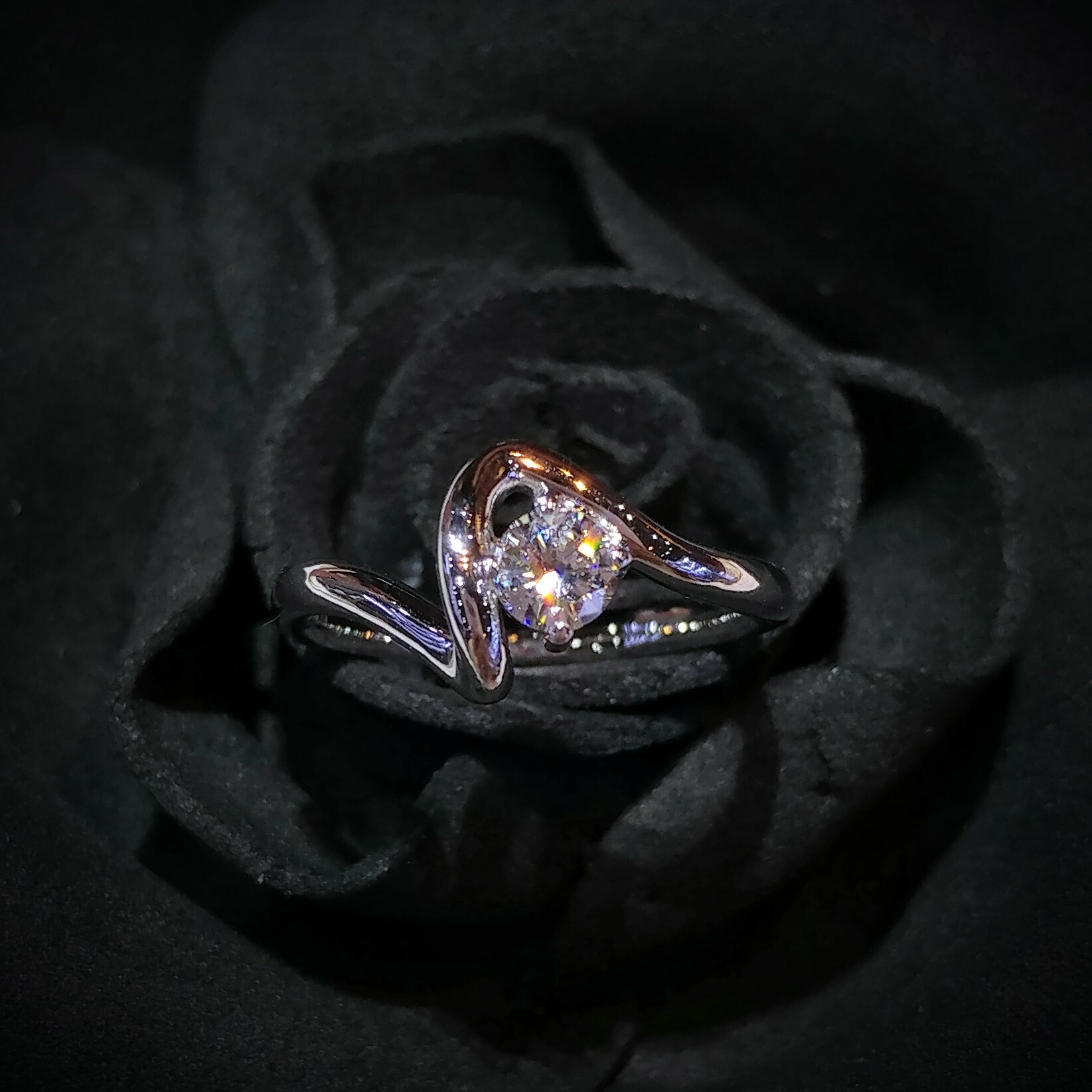 18K White Gold 0.27ct Diamond Ring