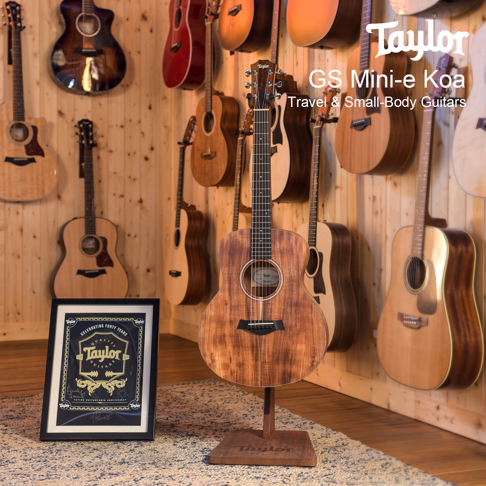 Taylor GS mini-e Koa 電木吉他 GS-MINI-E-KOA