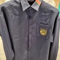 [S] ROMANTIC CROWN STRIPED CUFFS SHIRT,NAVY, 3181ST400159 [FINAL SALE] (SRC10)
