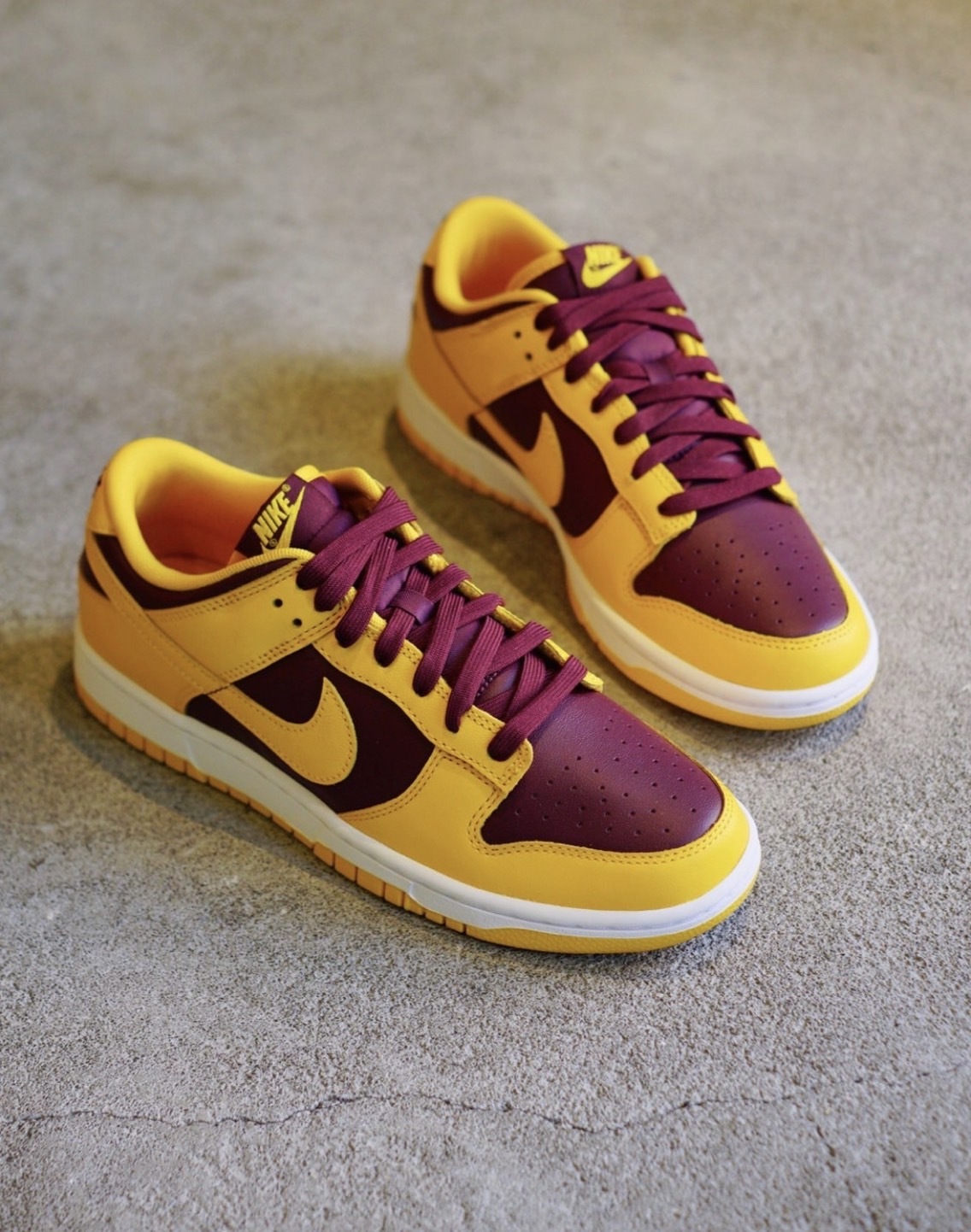 現貨 NIKE DUNK LOW RETRO " Arizona State " 黃酒紅