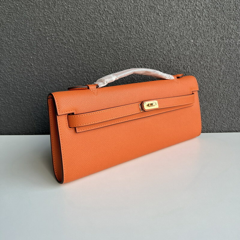 牛皮凱利手拿包(6色)