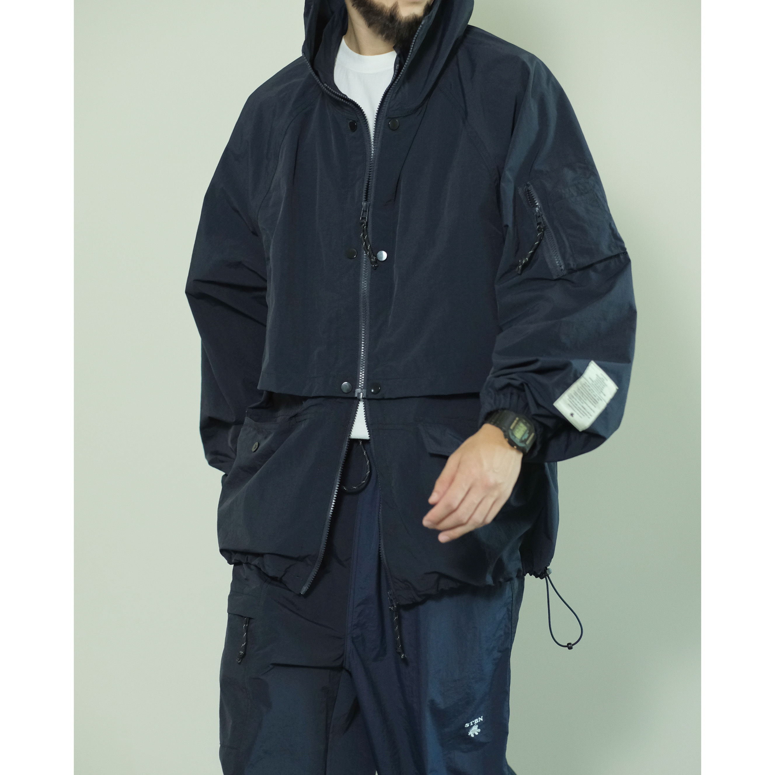 上品なスタイル Stubborn Fitness Jacket Lv1 - Navy XL 完売