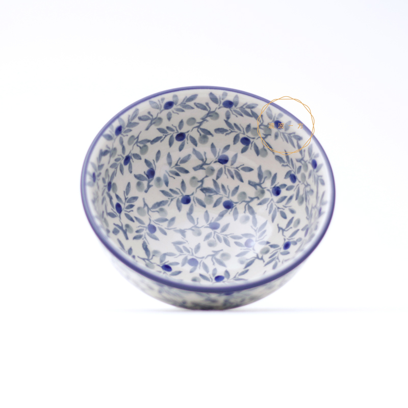 碗-Ø11.8cm,高度5.8cm-原野藍莓