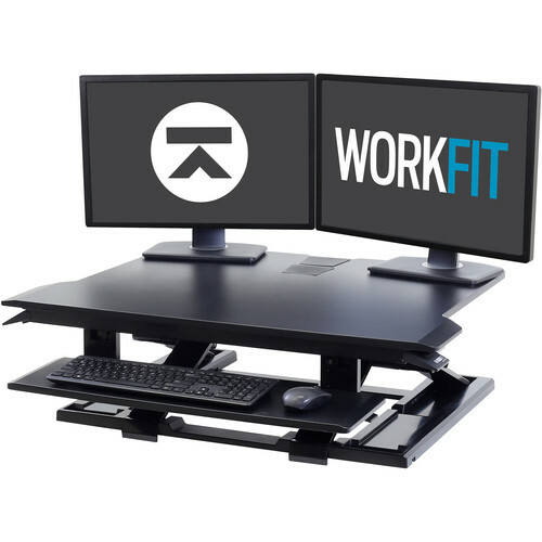 Ergotron WorkFit-TX Sit-Stand Desktop Workstation (Black)(33-467-921)