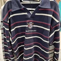[S] ROMANTIC CROWN PADLING LOGO POLO SHIRT,NAVY, 3204TS400259 (SRC16)