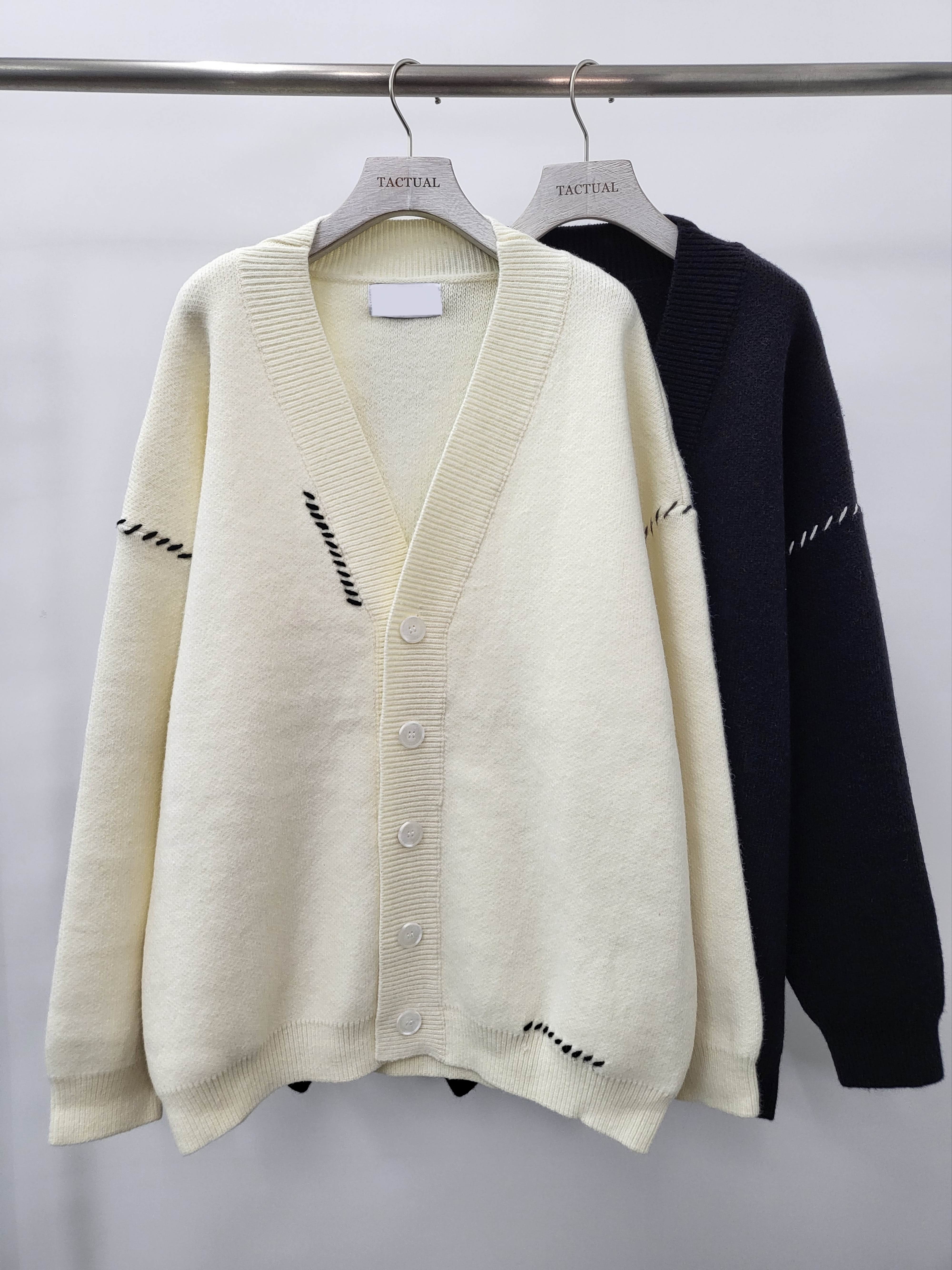 線條針織開胸外套 JK2144