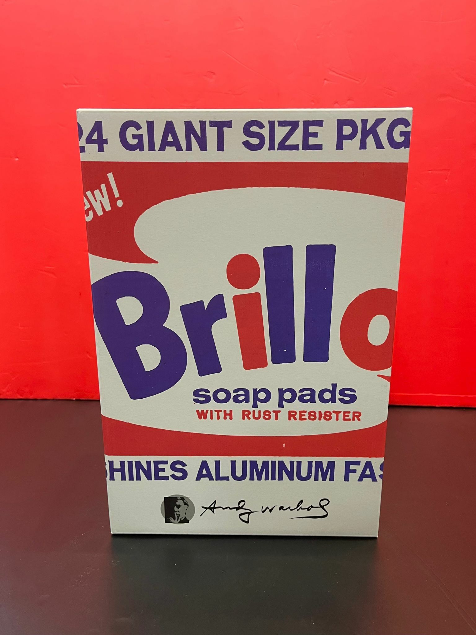 BE@RBRICK Andy Warhol ''Brillo'' Graphic-Print 100% & 400%