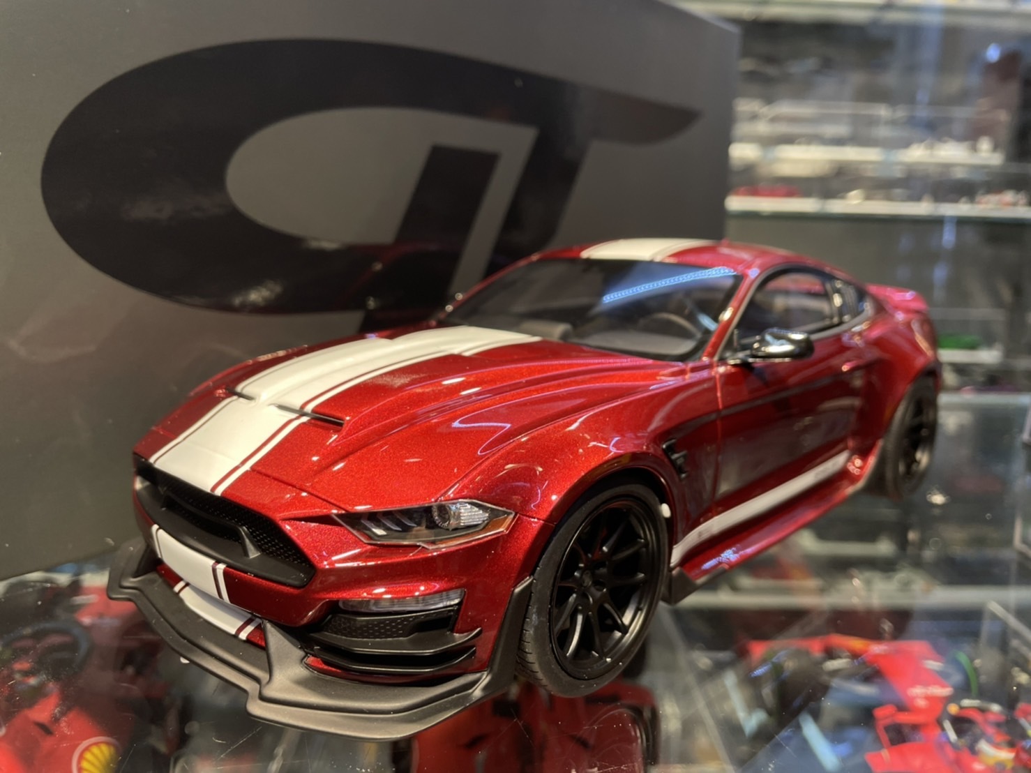 GT SPIRIT 1/18 シェルビー マスタング スーパースネーク 2025 (レッド) 京商 GTS531 1/18 シェルビー マスタング  スーパースネーク 2025 (レッド)【GTS531】 | GTスピリット | GTS531 シェルビー マスタング スーパースネーク 2025  レッド | Joshin webショップ 通販, image size:1478x1108