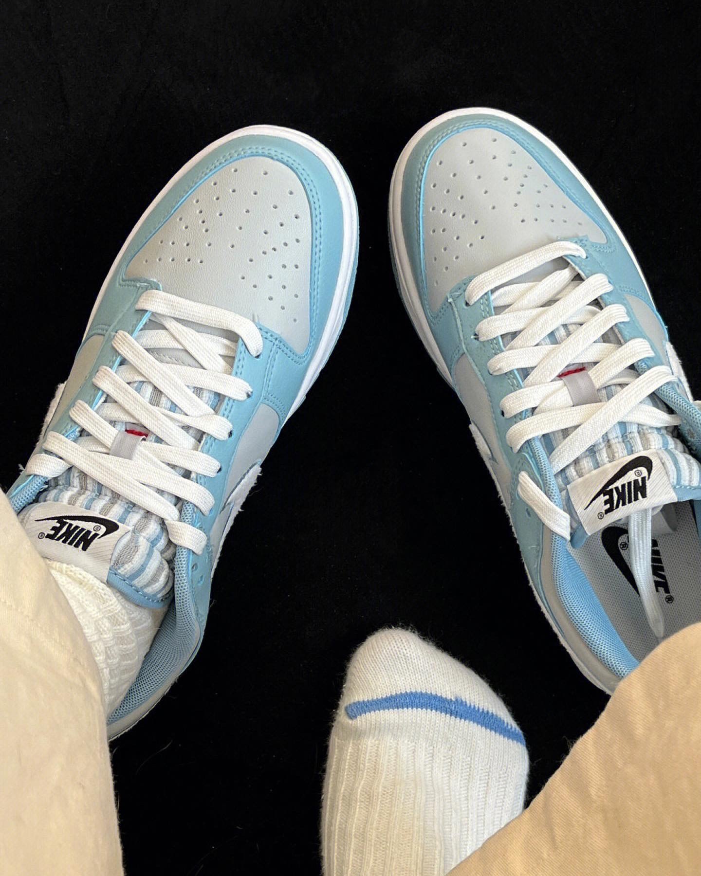 NIKE DUNK LOW 冰雪奇緣❄️ 灰藍 棉絨 絨毛 / 預購