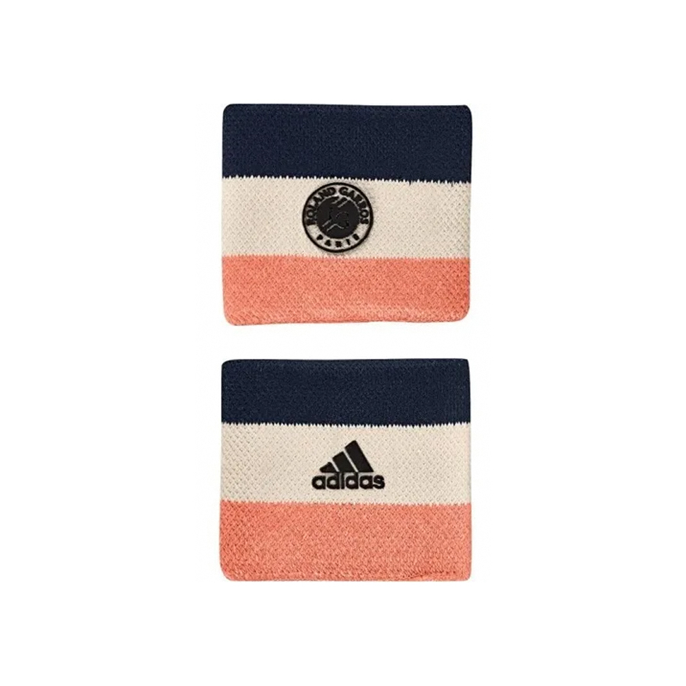 Adidas Roland Garros Wristband 運動 排汗 護腕 藍米橘 CF6924