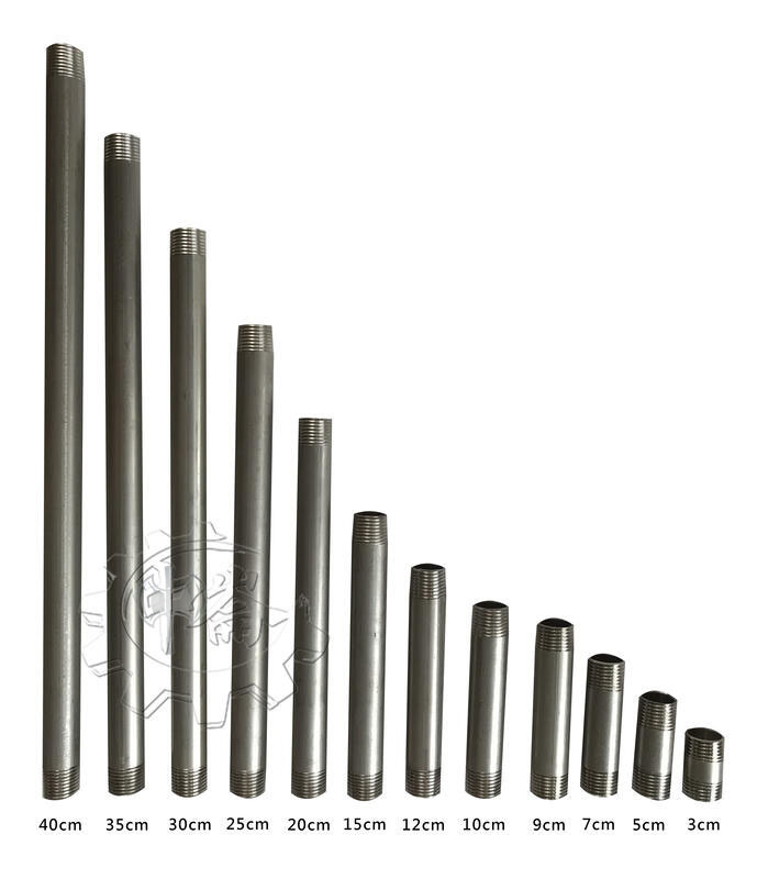 ＊中崙五金【附發票】4分 ST白鐵立布 ( 3cm ~ 40cm ) 白鐵管 白鐵接管 不鏽鋼管 外牙管 (單支)