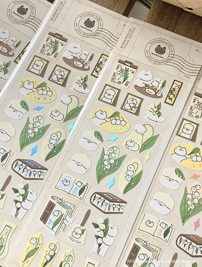 Mewmewbeam |山谷裡的百合 貼紙 (0513)