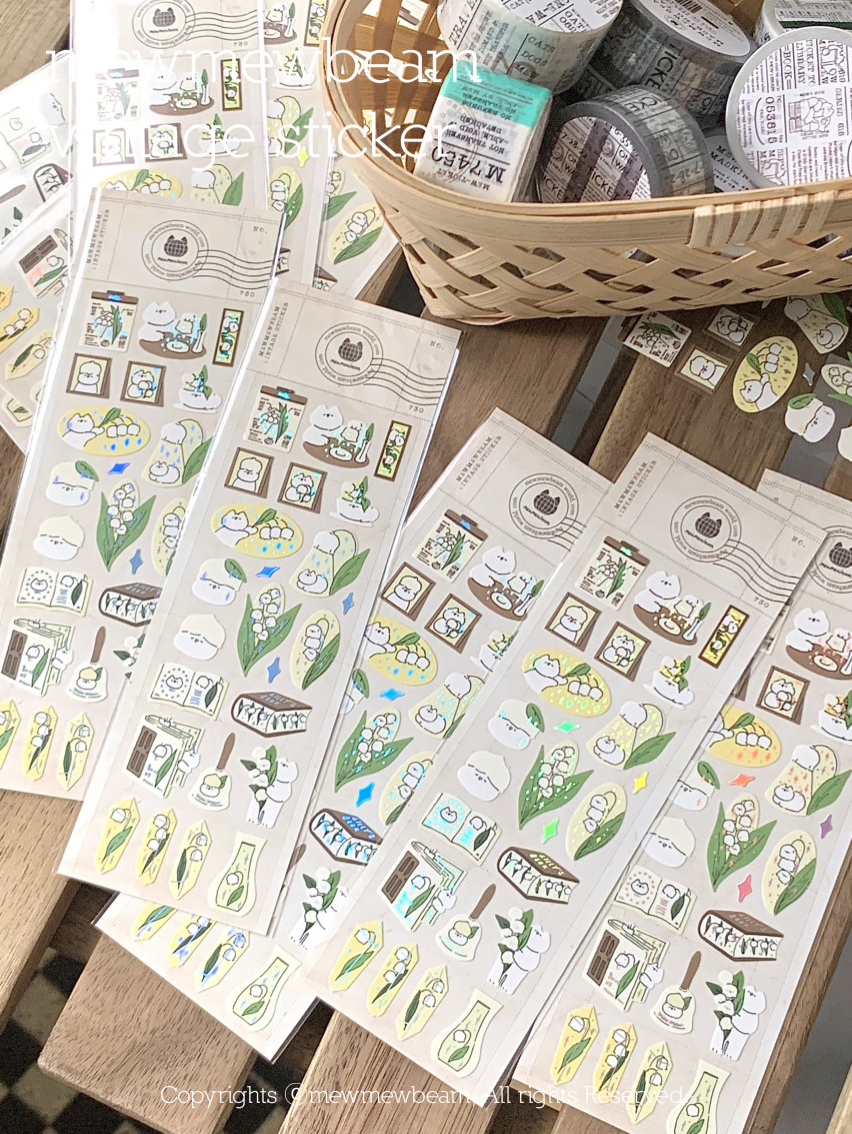 Mewmewbeam |山谷裡的百合 貼紙 (0513)