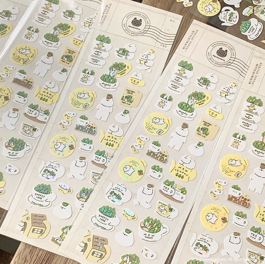 Mewmewbeam | 茶壺 貼紙 (5438)