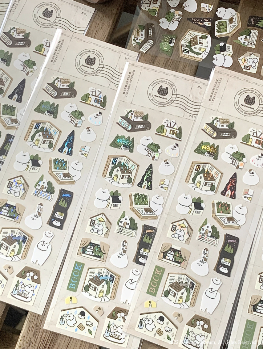 Mewmewbeam | 書店 貼紙 (1250)