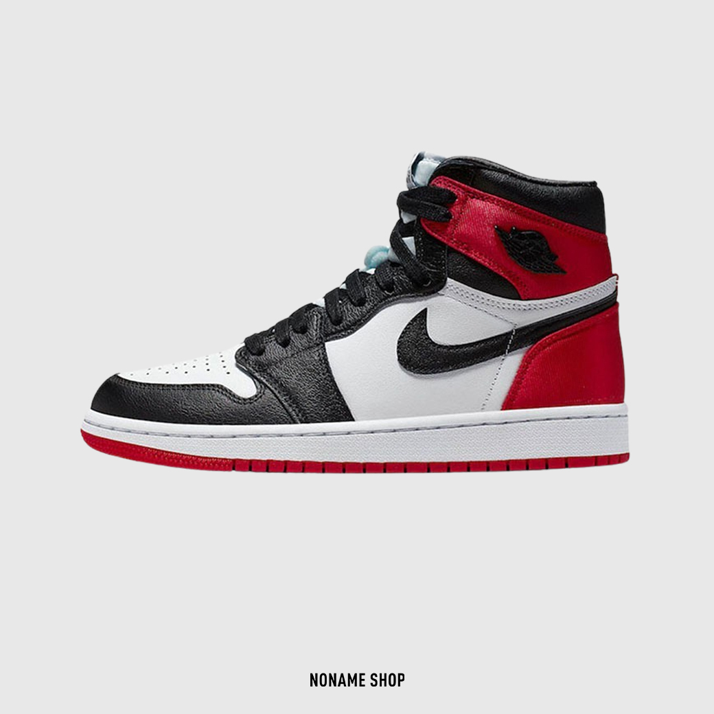 NIKE AIR JORDAN 1 HIGH OG SATIN BLACK TOE 黑紅(女鞋)