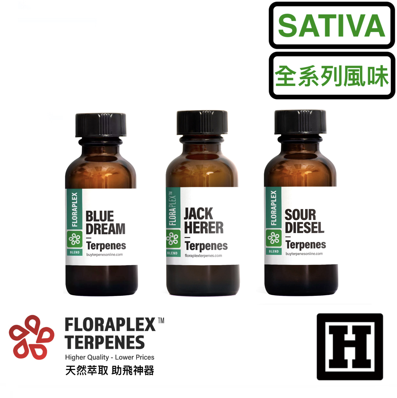 Floraplex Terpenes 純品萜烯 Sativa 全系列 2ml