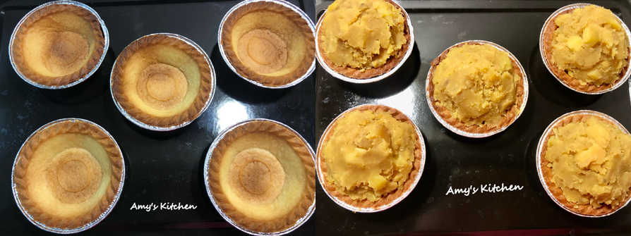 【黑糖地瓜草莓塔】Brown Sugar Sweet Potato Strawberry Tart