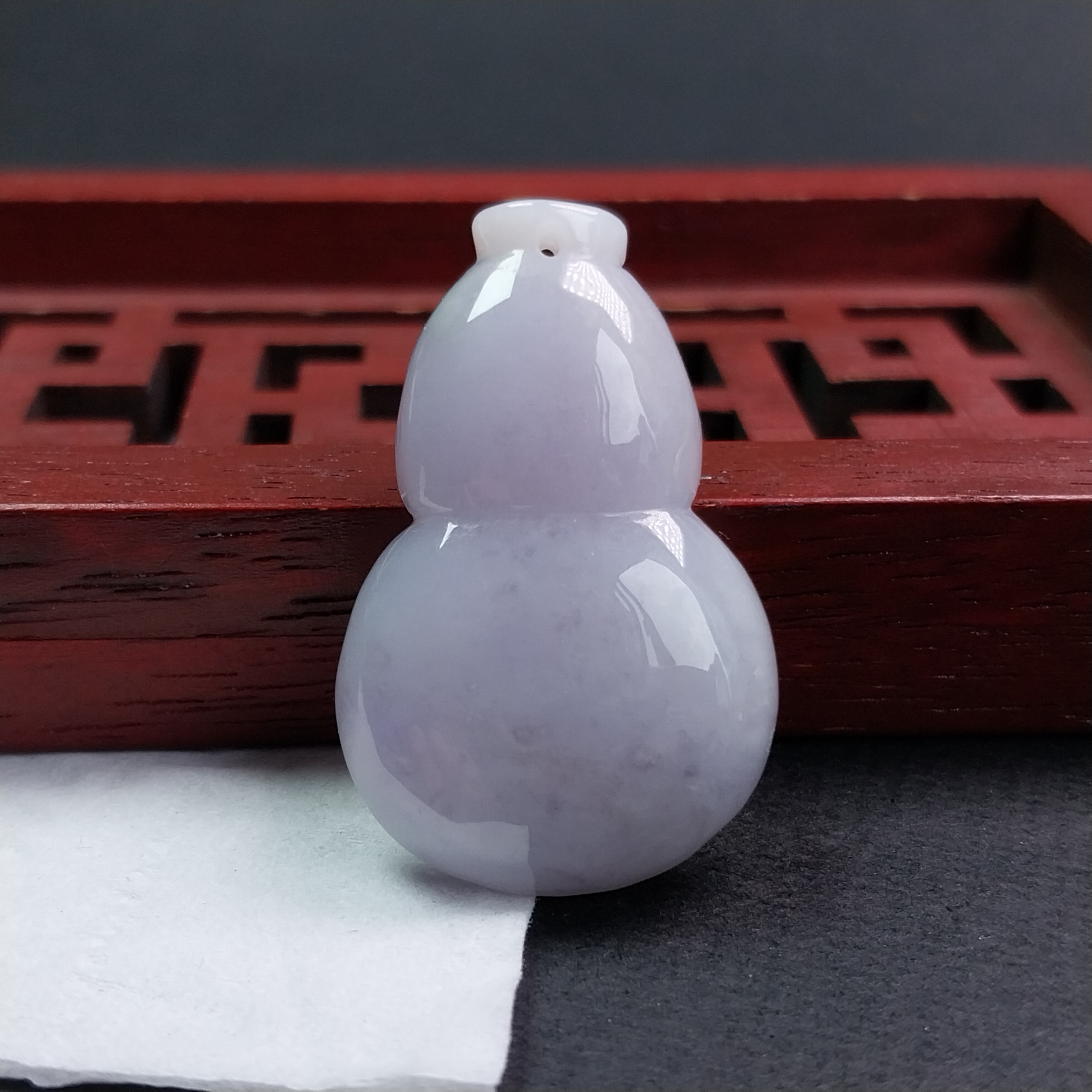 J2028 冰淡紫葫蘆吊墜