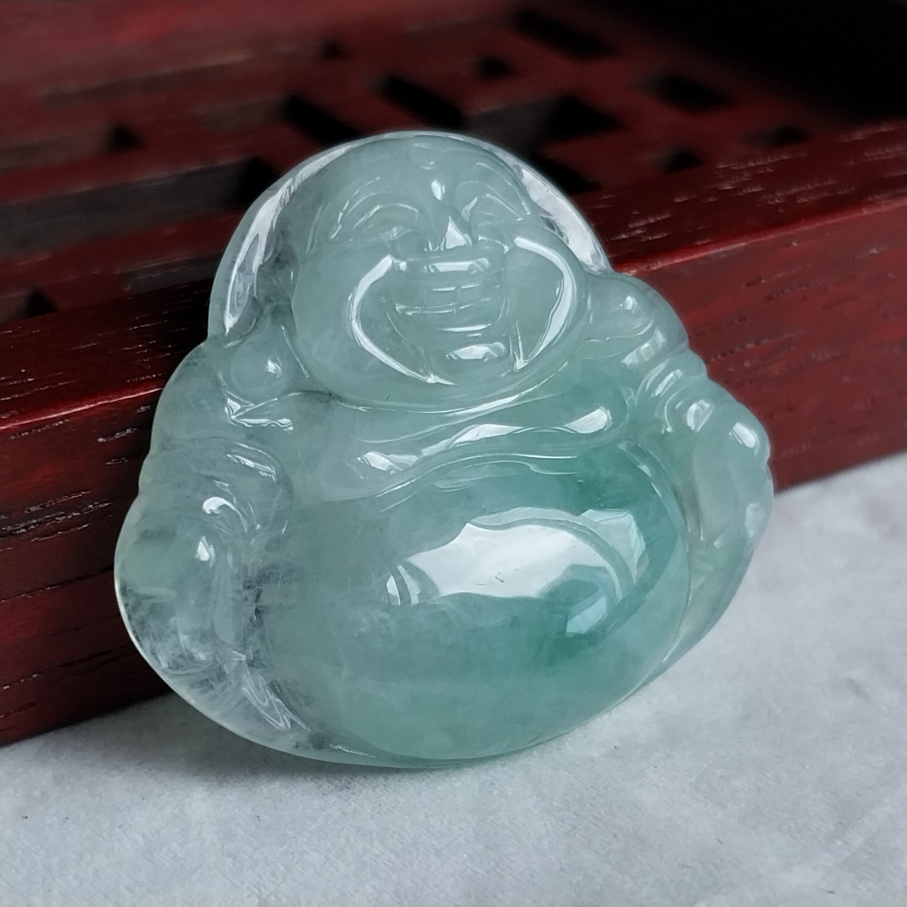 J2068 冰糯飄綠笑佛