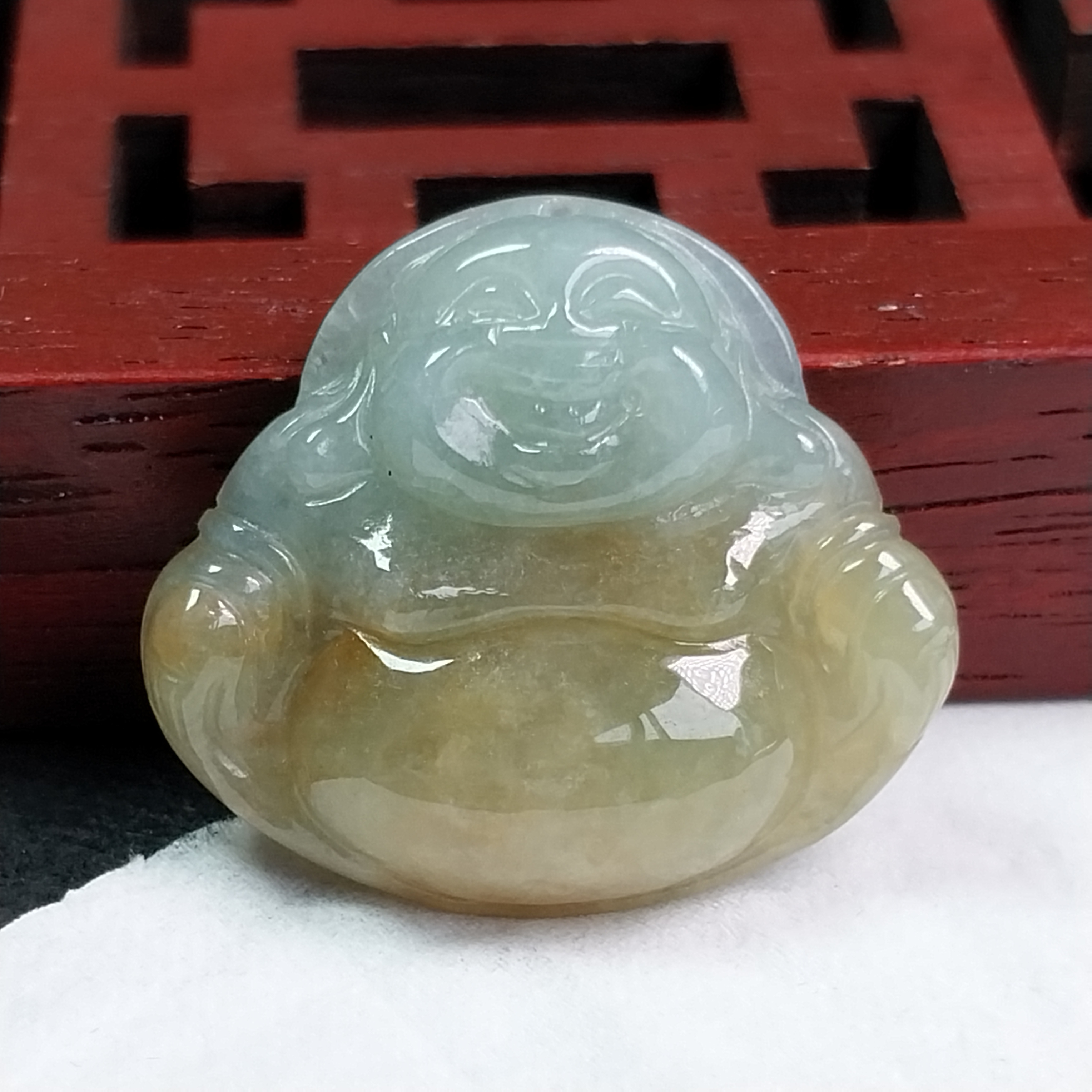 J2071 冰雙彩小笑佛