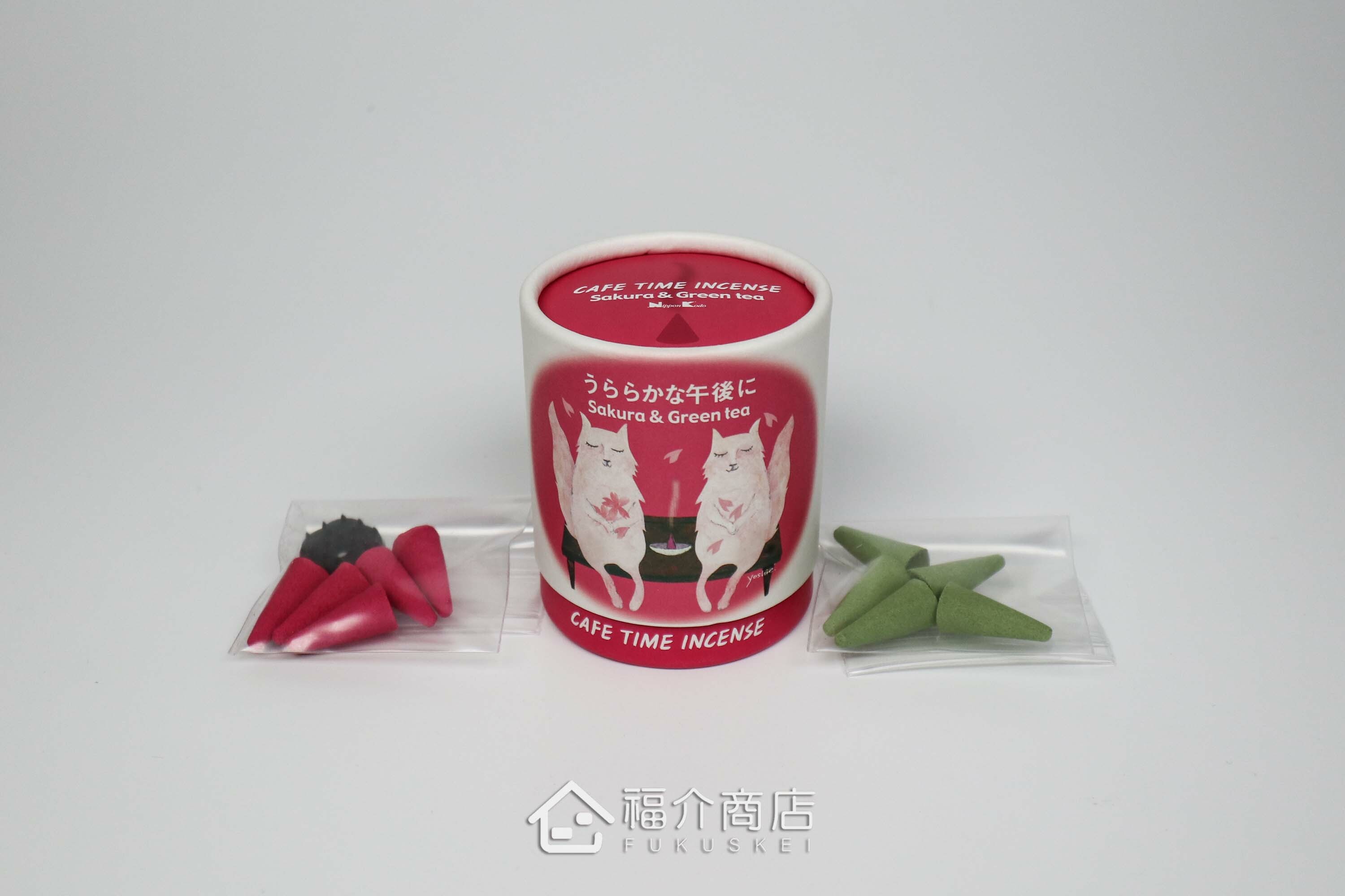 櫻花與綠茶香氣的小錐香