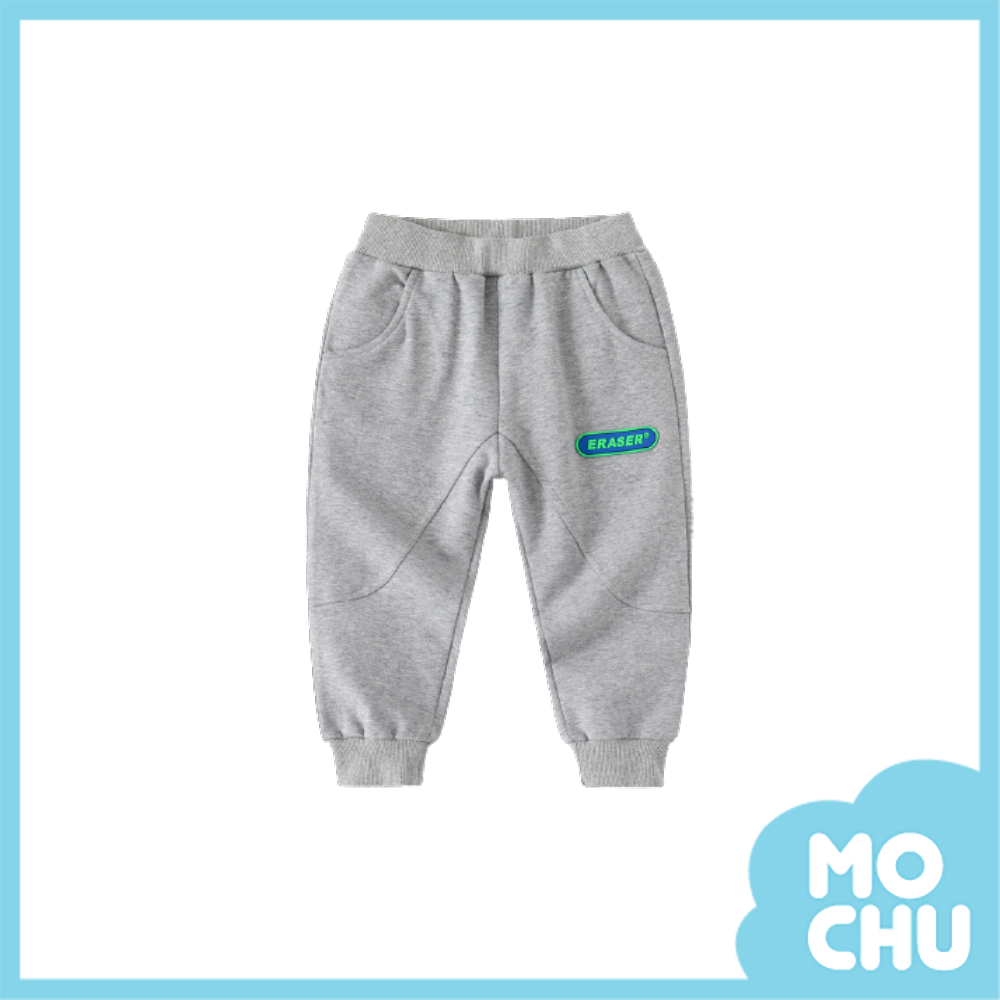 字母貼標運動長褲(兩色)