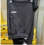 [S] NERDY LAYERED JOGGER PANTS,BLACK, SN165 (SN165)