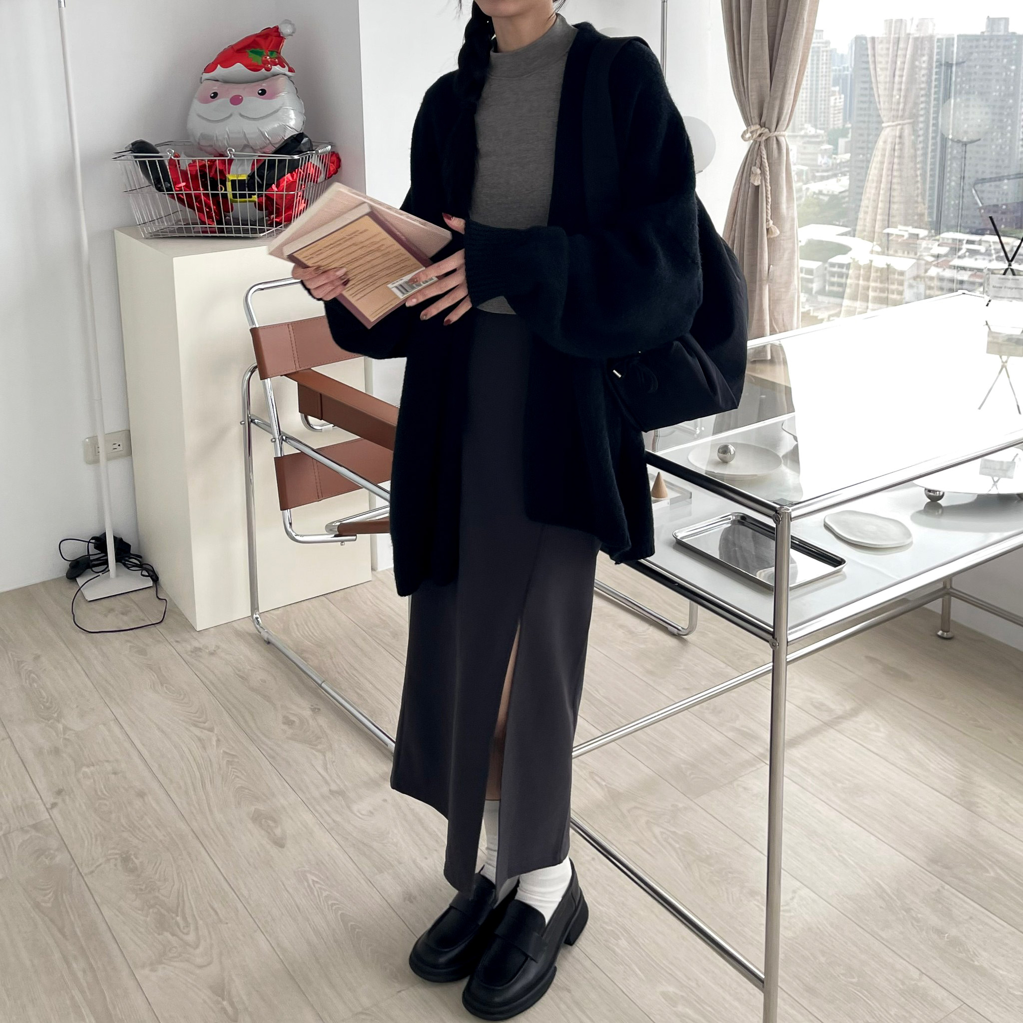 ISA_【本期重點】氣質特調長腿開衩裙_5048⨂