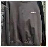 [S] NERDY LAYERED BACK SLOGAN SWEATSHIRT,BLACK, SN167 (SN167)
