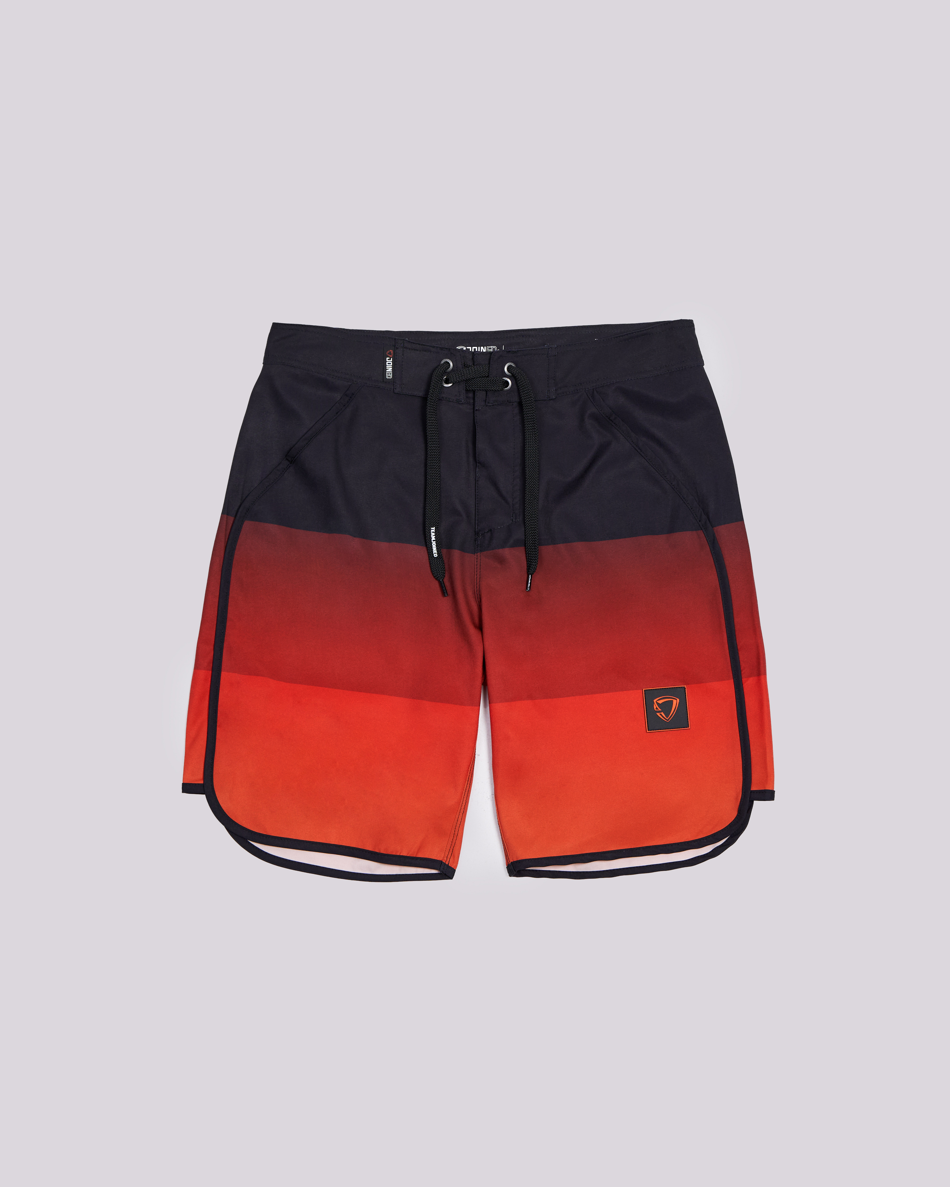 Joined® Curved Hem Stage Shorts - Orange Sunset