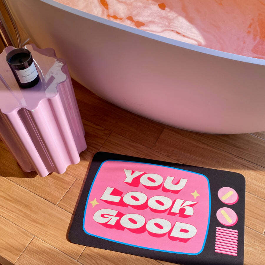 美國 Snack Break // Show Time Innovative Quick Dry Bath Mat