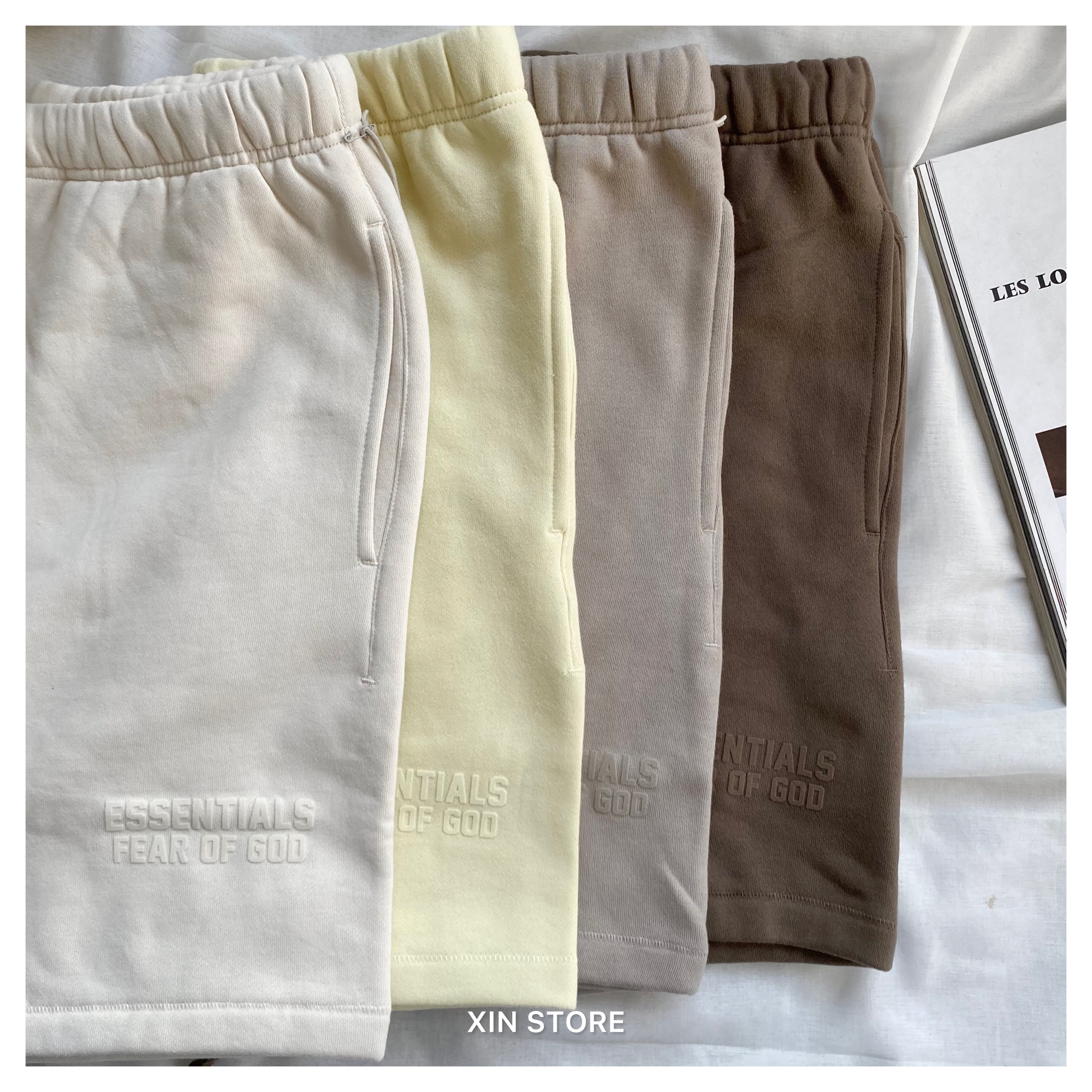 【現貨】Essentials Fear Of God FOG Knee-Length 內刷毛 棉質 短褲
