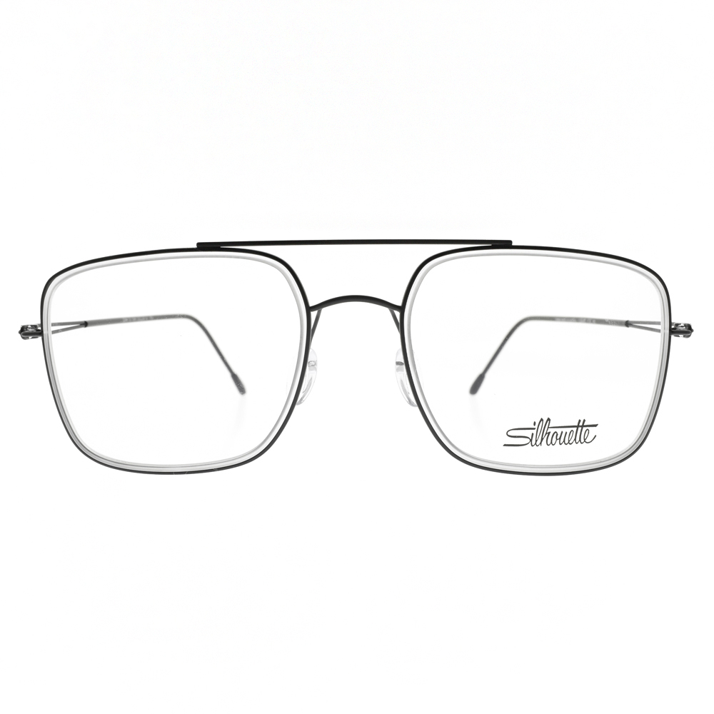 【SILHOUETTE】ST5544 75 1041 輕量雙槓大方框光學眼鏡 #Lite Duet系列