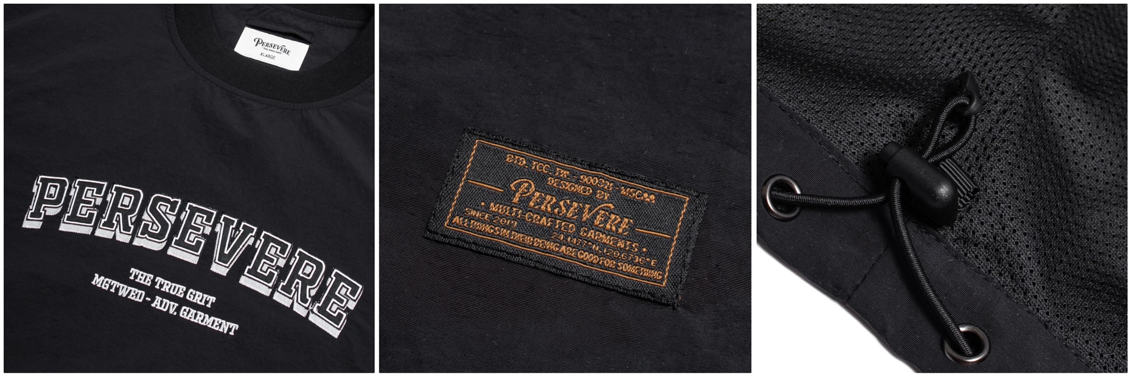 PERSEVERE WATER-REPELLENT SWEATSHIRT - IRON GRAY