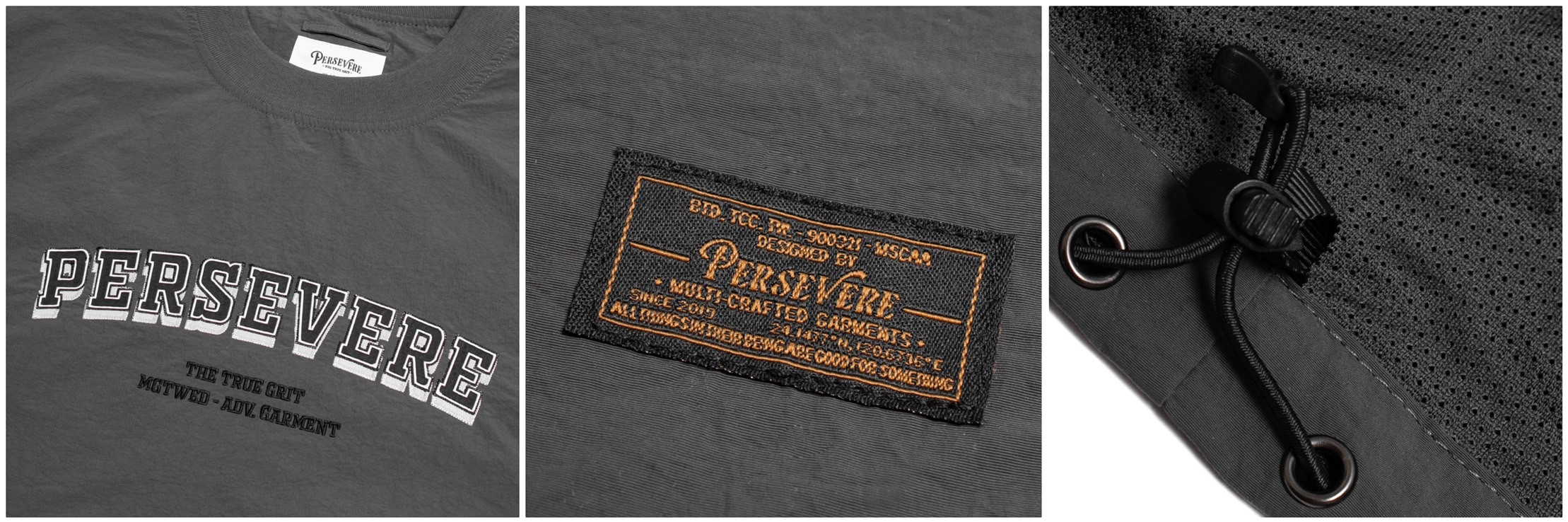 PERSEVERE WATER-REPELLENT SWEATSHIRT - IRON GRAY PERSEVERE WATER-REPELLENT SWEATSHIRT - IRON GRAY