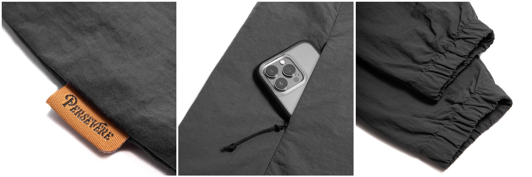 PERSEVERE WATER-REPELLENT SWEATSHIRT - IRON GRAY PERSEVERE WATER-REPELLENT SWEATSHIRT - IRON GRAY
