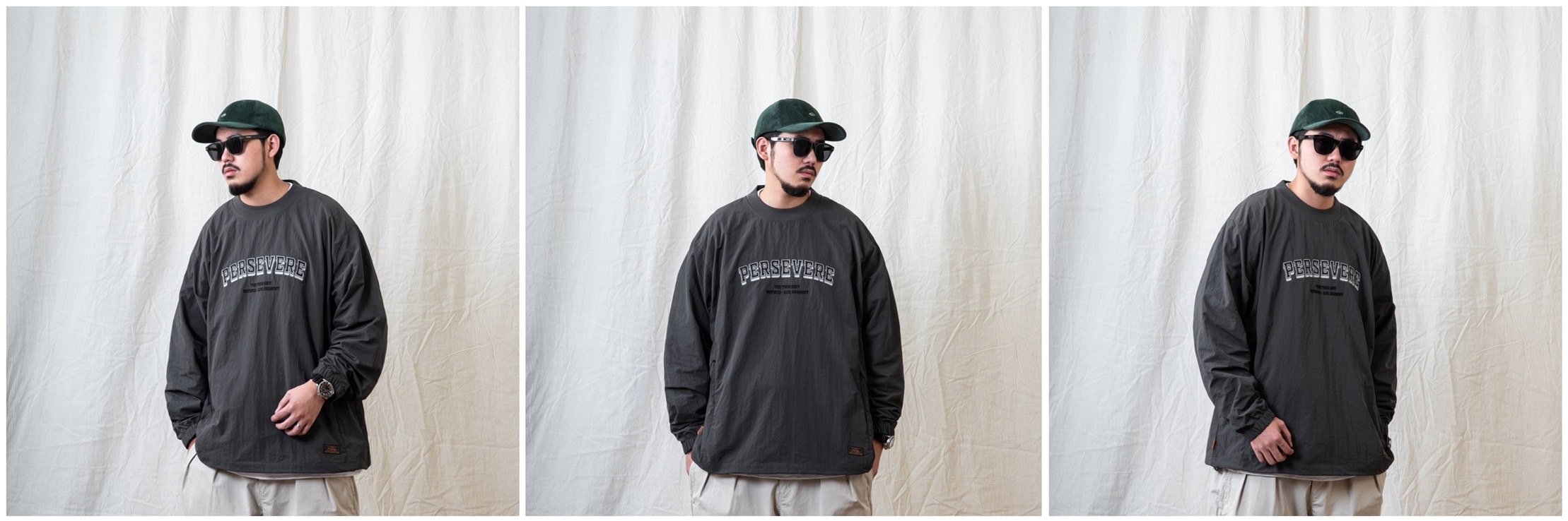 PERSEVERE WATER-REPELLENT SWEATSHIRT - IRON GRAY PERSEVERE WATER-REPELLENT SWEATSHIRT - IRON GRAY