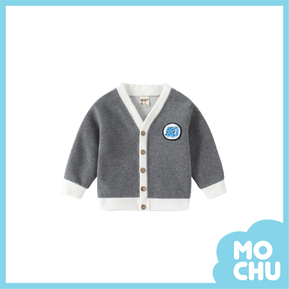 圓圓恐龍針織開衫外套(四色)